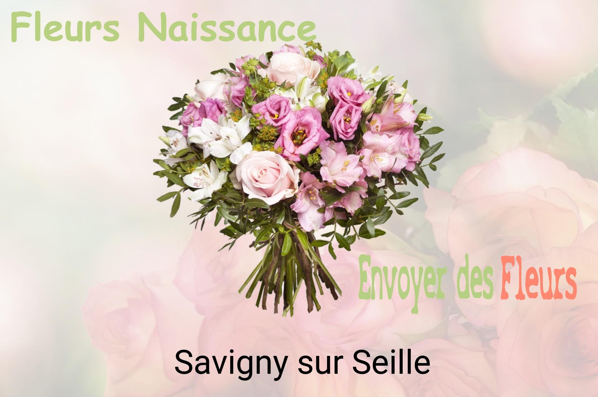 Bouquet de fleurs de naissance livré à Savigny-sur-Seille